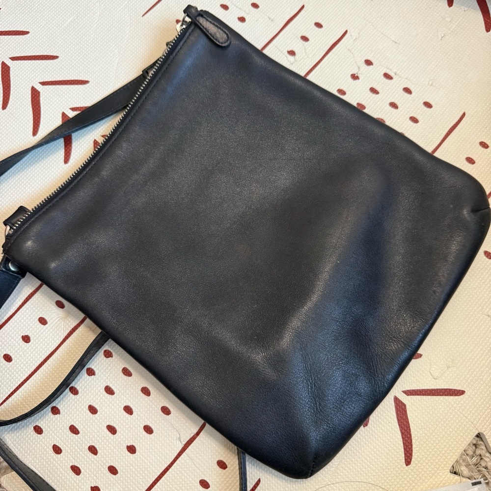 Vintage Coach 9457 Chelsea Slim Crossbody Purse Black Leather - Picture 8 of 9